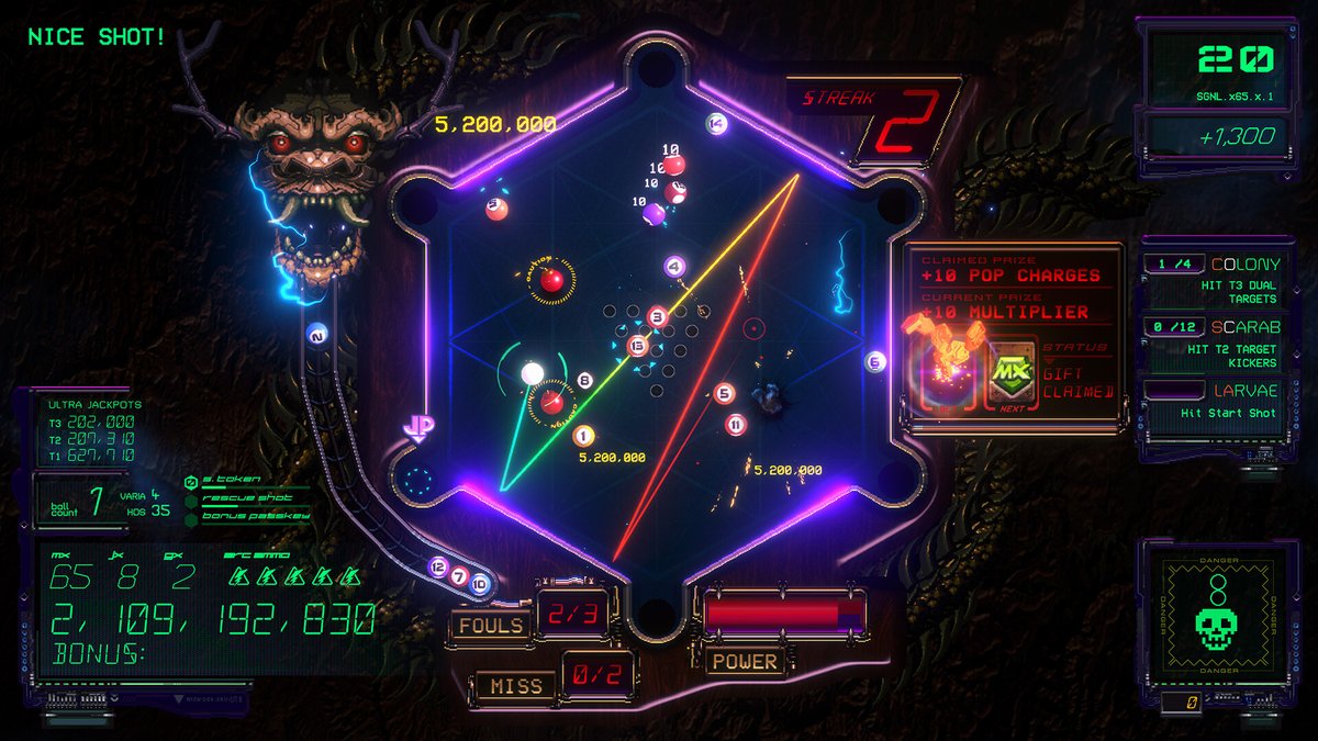 XENOTILT: HOSTILE PINBALL ACTION tweet media