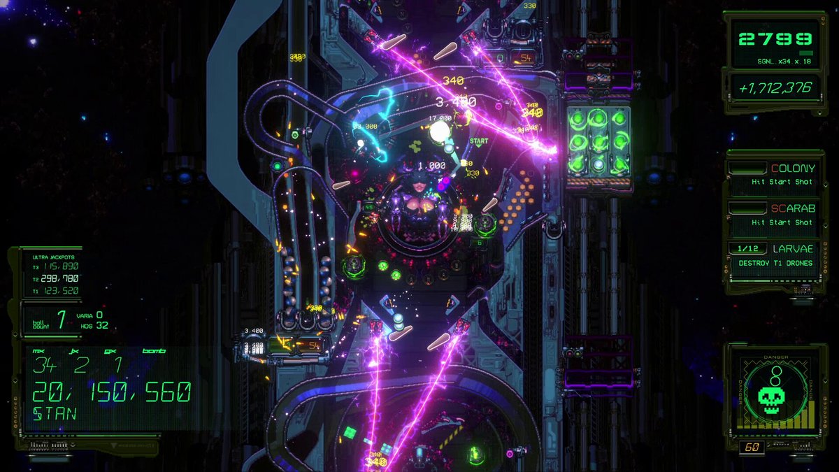 XENOTILT: HOSTILE PINBALL ACTION tweet media