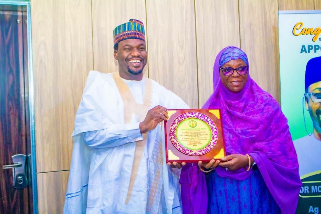 DrGojeM's tweet photo. On Thursday, 2 July 2026, I had the pleasure of receiving the management of the Federal Medical Centre (FMC), Nguru, led by its Medical Director, Prof. Hadiza Abdullahi Usman, during a courtesy visit to my office. https://t.co/3K3jcsgBB4