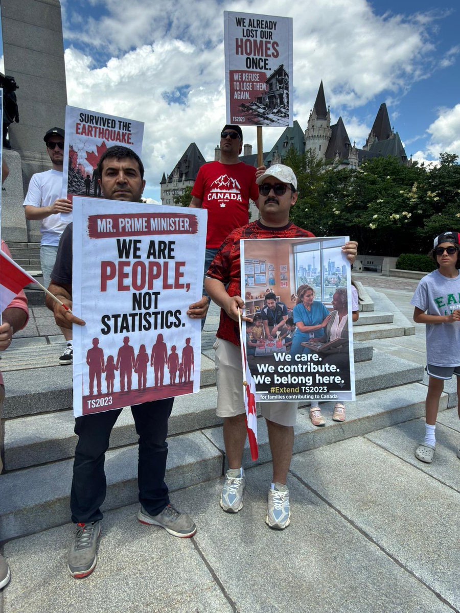 Ts2023H78014's tweet photo. For many of us under TS2023, an extension means keeping our jobs, supporting our families, and staying safe in Canada. We kindly ask for your support. Every voice matters. 🇨🇦 
#ExtendTS2023
#FrozenforCanada
@MarkJCarney
@EvanLSolomon https://t.co/PxEk58icng
