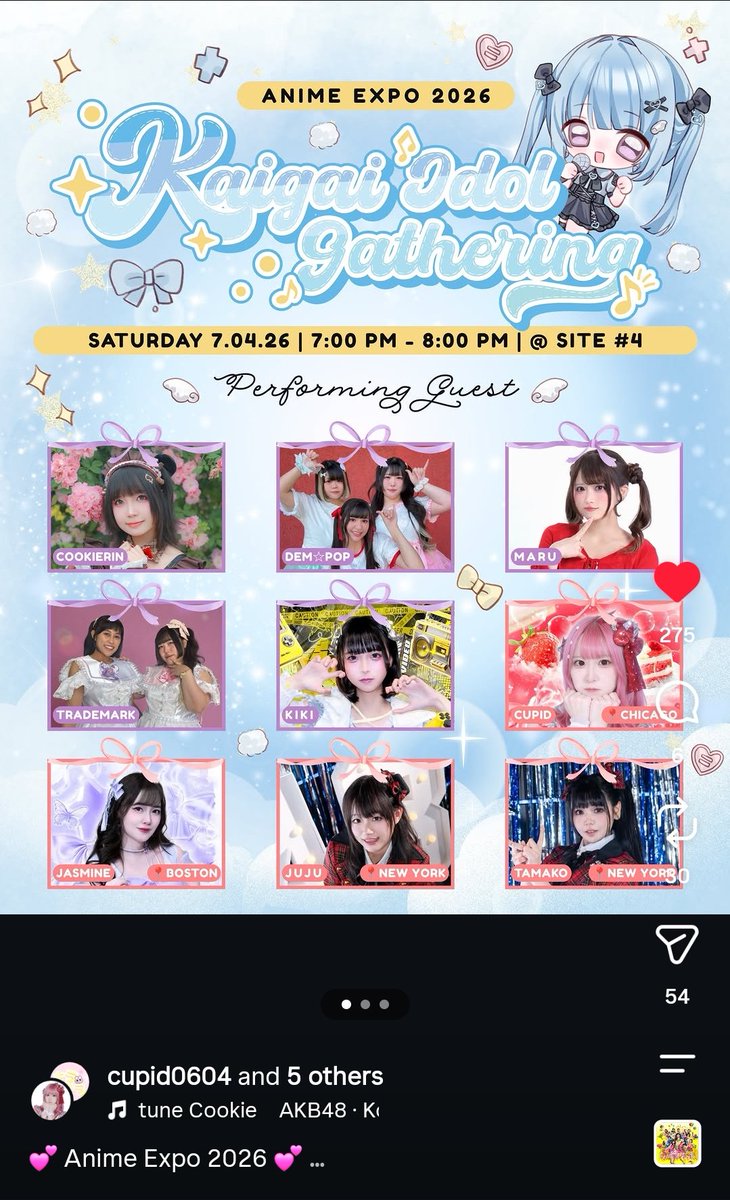 moemoefish22's tweet photo. #AX2026 attendees!! go check out the kaigai idol gathering this Saturday! our elegant Jasmine of Yume♡Ribbon is coming all the way from Boston to perform for you all 💜 she's a super sweet and stunning idol, you'll love her!! https://t.co/BA2HIjApdI