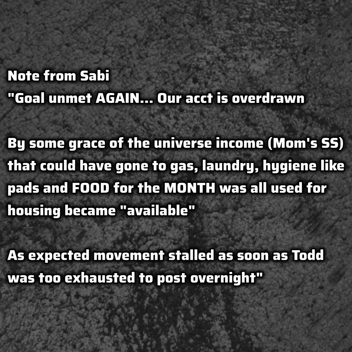 toadlyturtle's tweet photo. Please full note from Sabi in attached image & within linked #Kofiblog
https://t.co/WLIH1RkT2s
Also see images next in ๐งต
#SabiLewSounds #Traumasurvivor #CPTSD #Poverty #LightWithin #Fempreneur #MentalHealthAdvocate #LatinaMusician #DisabledArtist #DirectAid #MutualAidRequest https://t.co/Zarx5eq7H2