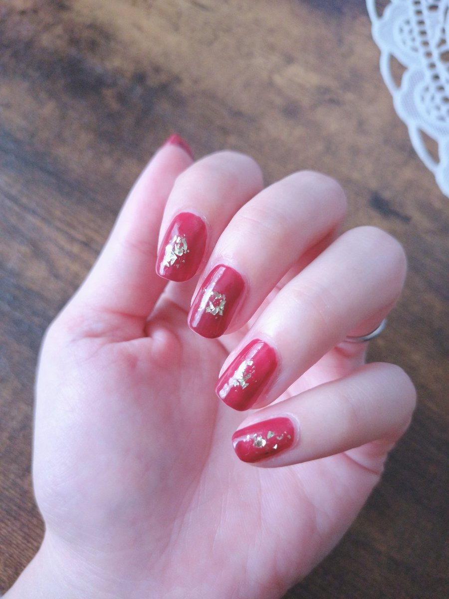 imononail's tweet photo. 赤💅🏻 https://t.co/dKvOo084EB