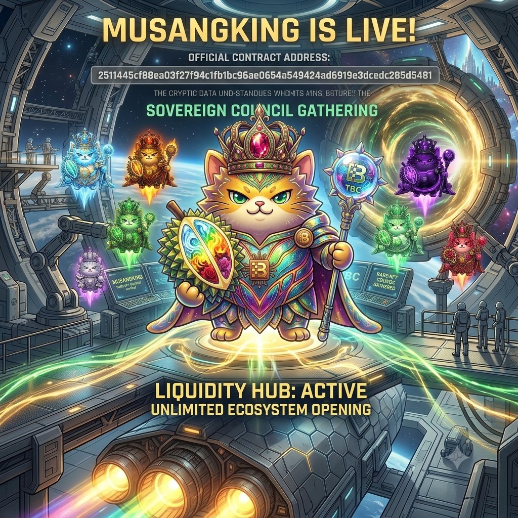 MusangKing_tbc's tweet photo. Do you believe in miracles? ✨ #MUSANGKING is not just ready; it is CREATING them! 💎

​The seals are broken, and power has descended. 🏆 The elite identities of the Genesis #MUSANGKING 310 Sovereign Council are gathering from unannounced, ruthless snapshot ambushes across the network! This is the assembly of the strong—the ultimate controllers of the TBC chain's wealth torrent.

​Watch closely: the gates to TBC’s infinite ecosystem [Liquidity Hub] are open and waiting. We have unified, working with one heart, to step onto the higher levels of wealth and dominance. Check your wallet and prepare for coronation! 👑 miss this, miss everything.

​#TBC #DurianSwap #NFT #HODL #Crypto #SovereignCouncil