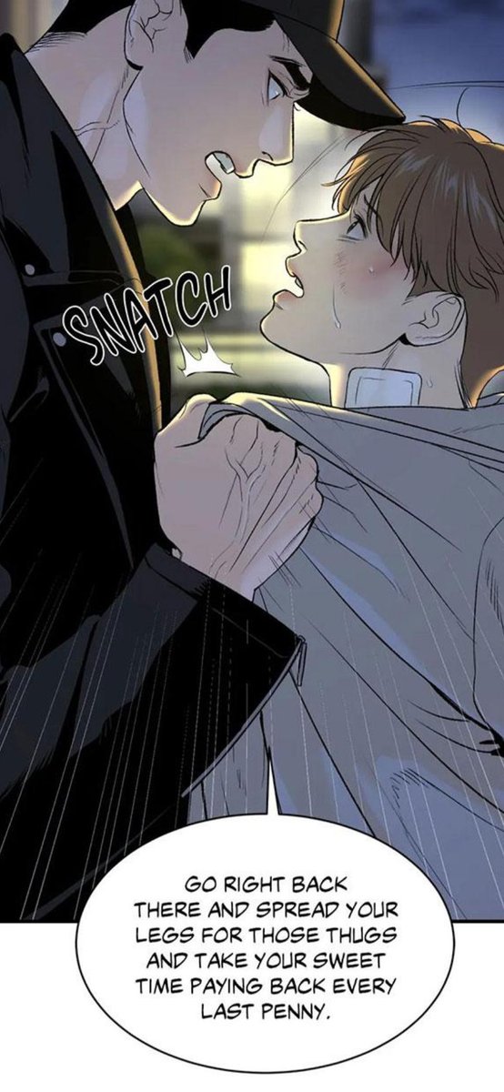 EmillySarl's tweet photo. @shierupha @NadieSe827 @ccblcontent You know, specifying "I'm not defending Jaekyung" is pointless if you spend your tweet indirectly defending him and his actions. At chapter 17 (the start) he found out Dan was poor, and you know what he did? He mocked him, called him a "bum" and took advantage of his situation https://t.co/3ylEfkMyIg