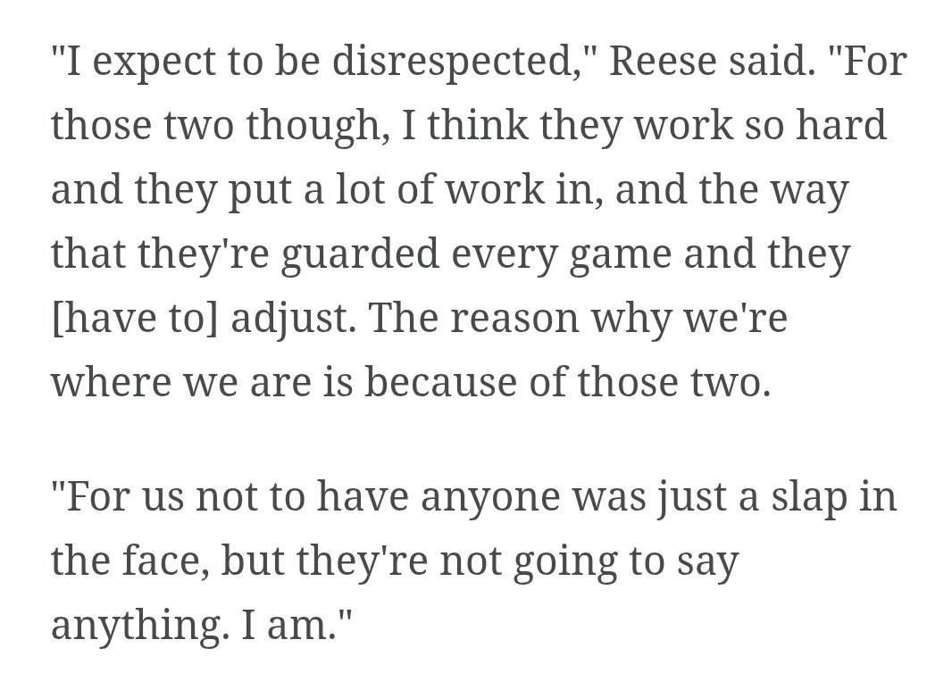 Latesia27's tweet photo. Angel clocked you Fans, Media and Players for not voting Allisha or Rhyne as a starter. She also acknowledged that she’s expects to be disrespected by voters because y’all move the goal posts every year to slight her https://t.co/gB4T7uhnnI