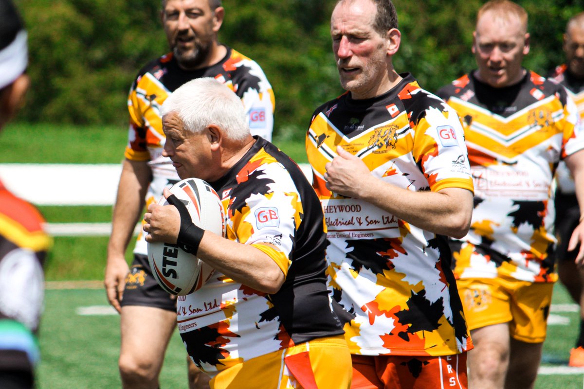 ONGreybeards's tweet photo. Greybeards and @haresfinch_masters_r friends, family and the Ref joined in on the fun last weekend! Here are a few photos from the game after the game. https://t.co/dsuMQMhOKq