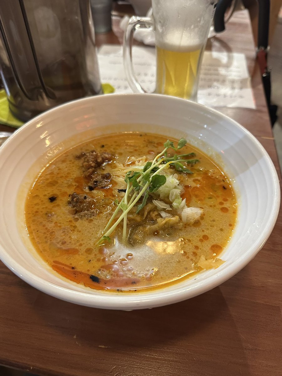 eUOMCOZZ8K2144's tweet photo. 本日は「こういうもん家 Ro-ji」さんで麺活‼️胡麻の濃厚なコクとまろやかなスープが印象的。辛さは控えめで、じんわりと広がる旨みが最後の一口まで楽しめます😋
おおきにご馳走さんでした🩵
2026.7.2.094
#こういうもん家Roji 
#Roji
#担々麺
#出町柳グルメ
#京都ラーメン
#麺スタグラム https://t.co/WJoIjaJy71
