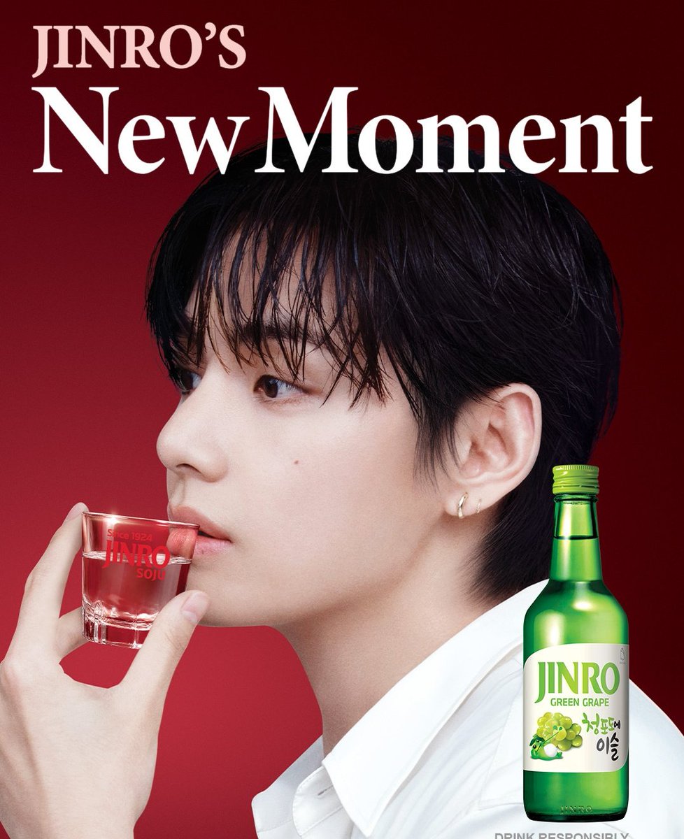 thvdiaries's tweet photo. taehyung has been announced as a new Global Ambassador of best-selling South Korean Soju brand 'Jinro' https://t.co/rhuKnDjRfR