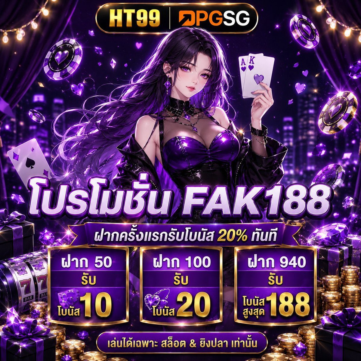 propremium2's tweet photo. HT99 สมัครรับเครดิตฟรี 29.9

💜 FAK188 ฝากครั้งแรก รับโบนัส 20%

- ฝาก 50 รับเพิ่ม 10
- ฝาก 100 รับเพิ่ม 20
- ฝาก 940 รับโบนัสสูงสุด 188

สมัคร 👉 https://t.co/zJeHyg2EGG
 
#สล็อต #โปรสมาชิกใหม่ #โจนาทานรีรัน https://t.co/0HJBMLVS9z