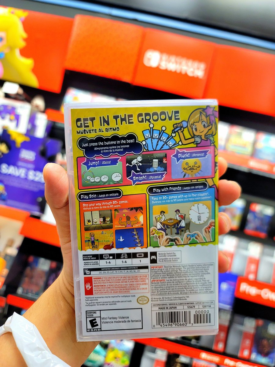 ElHunterVG's tweet photo. HAPPY RELEASE DAY!
⭐️ RHYTHM HEAVEN GROOVE⭐️
El Hunter 🍒🍌🥞🐸🍓🎁
#rhythmheavengroove #NS2 #gameoftheday💥
#NintendoSwitch2
~~~~~~~
@NintendoAmerica @NintendoLatam https://t.co/eqzH84DBgA