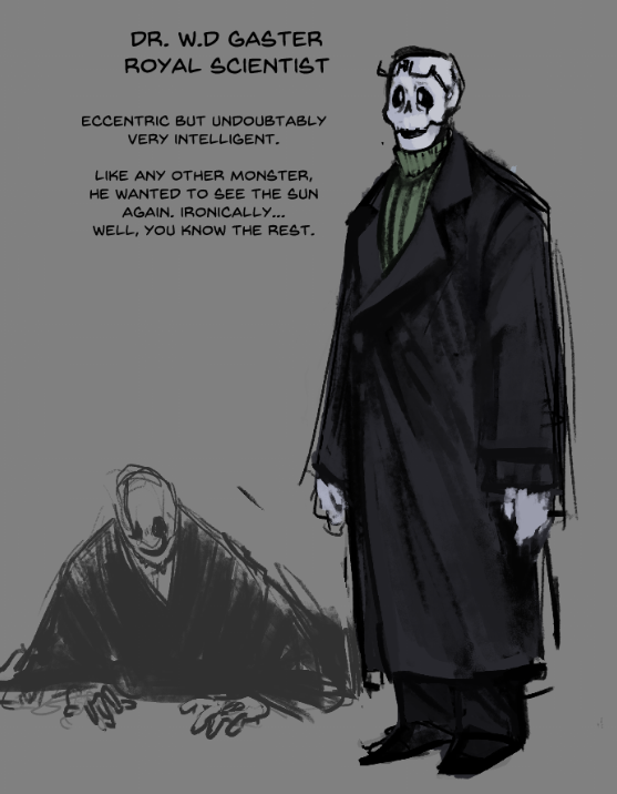 LoudPigeon's tweet photo. #deltarune Really fond of Therapist Forgotten man :) I always liked the idea that Gaster was really goofy and strange. Grandpa bones https://t.co/1dd8HwxZZw