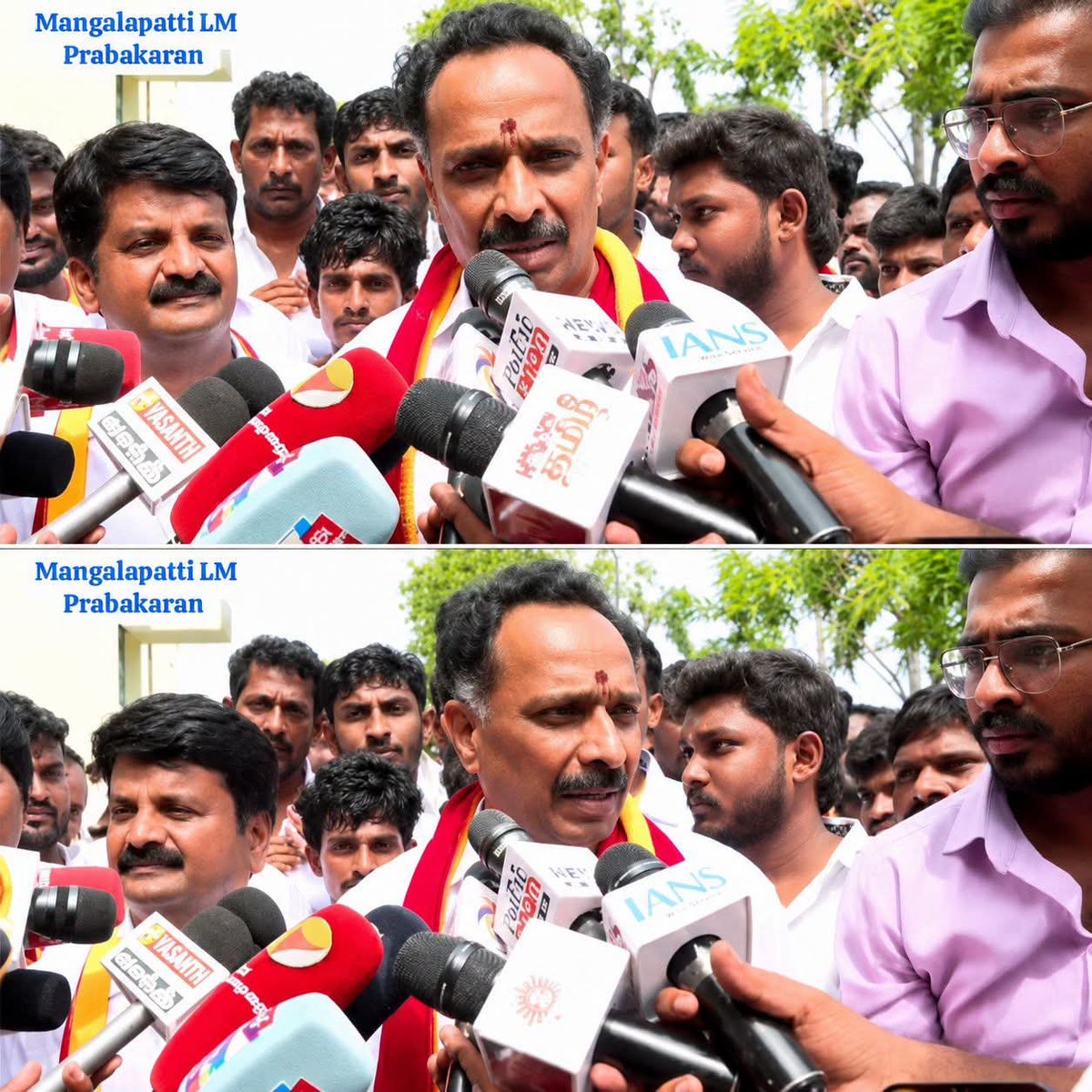 Pmurugadossmah1's tweet photo. முதல்ல என்ன சொன்னிங்க? திமுகவோட கூட்டணி போட முயற்சித்ததால் தவெக போறேன்னு சொன்னிங்க.. 

உங்க வாதப்படியே வச்சாலும் அந்த  சம்பவம் எல்லாம் முடிஞ்சபிறகு தான மன்னிப்பு கடிதம் கொடுத்து உங்கள் மீதான கட்சிதாவல் நடவடிக்கை எடுக்கவேண்டாம்ன்னு திரும்ப அதிமுக வந்திங்க?? 

அப்பறம் மாவட்டசெயலாளர் பதவி திரும்பதரல சமரசம் ஆகல அதனால் வெளியில் போகறேன்னு சொன்னிங்க..

இன்றைய பத்திரிக்கையளர் சந்திப்பில் என்ன சொன்னிங்க?? தவெக எங்களை அப்ரோச் பண்ணுச்சு பிடிச்சிருந்தது வந்துட்டோம்ன்னு சொல்றிங்க... 

தவெக அப்ரோச் பண்ணுச்சுன்னு இவர் வாயாலயே உளறிட்டார்.. இதுக்கு பேர் தான் குதிரை பேரம்... 🤦🤦🤦🤦