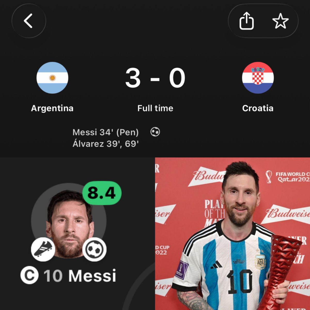 CrewsMat10's tweet photo. We didn’t get hooked against this Croatia super team. 🐐😂 https://t.co/mIh3Etz14Q