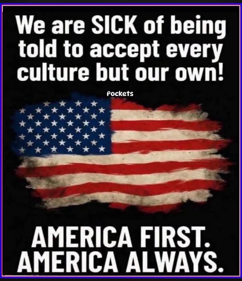 DisrespectedThe's tweet photo. America First! https://t.co/PcrNEm8rDy