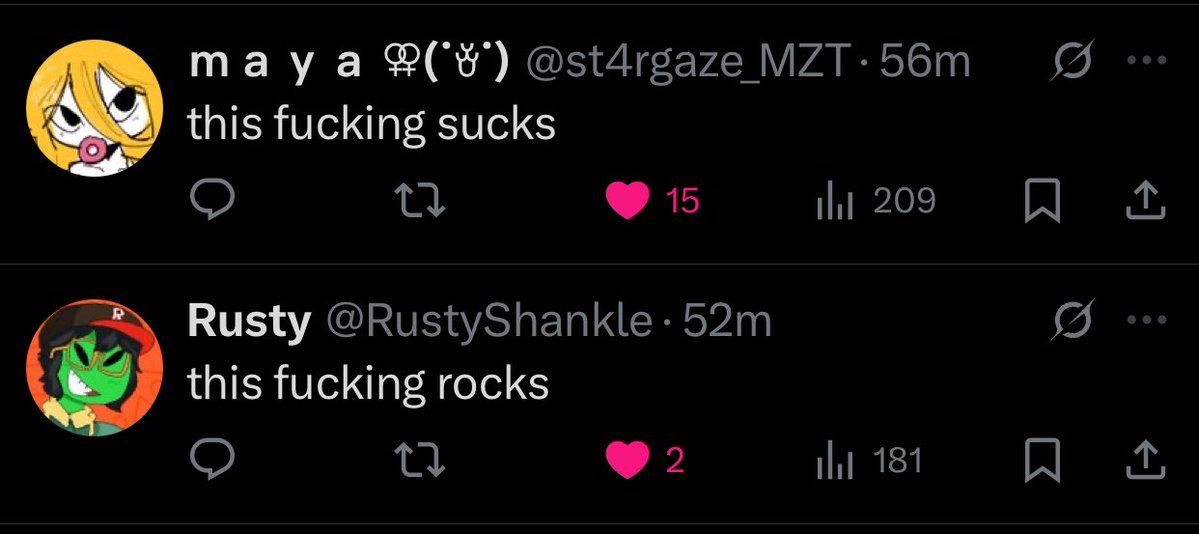 RamDamHamJam's tweet photo. @newnerevar Duality of man or something https://t.co/7S57CLnm8X