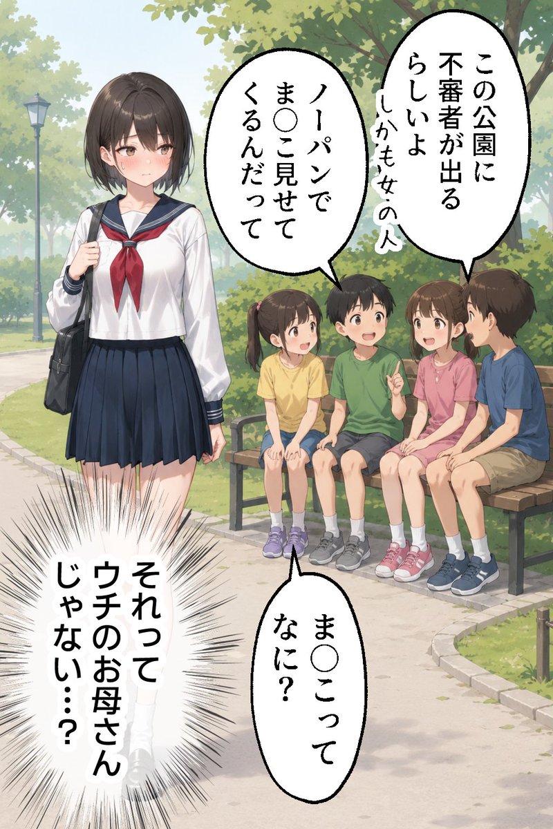 penzou_manga's tweet photo. 不審者の正体 (1/2) https://t.co/EsLbf23YJf