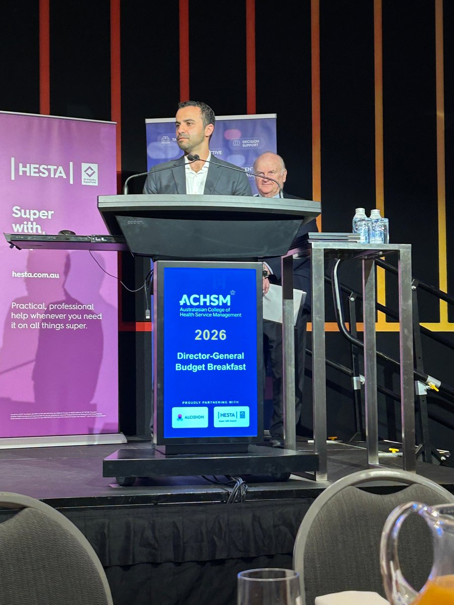 alcidion's tweet photo. Yesterday Alcidion’s Adam Nabali opened the ACHSM QLD DG Budget Breakfast to a full house. 🏡
It is encouraging to see patient flow and access recognised as a key enabler of this year's goals and we look forward to playing a meaningful role.
#QLDHealth #PatientFlow #Alcidion https://t.co/Ol4FgbtYzJ