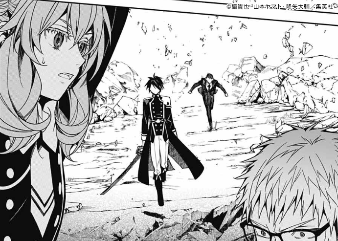 owarino_seraph's tweet photo. ＼✨最新話✨ ／
ジャンプSQ.8月号 好評発売中！
『終わりのセラフ』最新話掲載しています！

家族の再会――…

第百五十七話「家族でトモダチ」
是非、本誌でお楽しみください！
#SeraphoftheEnd https://t.co/CPYNqqeUac
