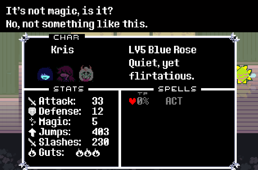 jmoriboy's tweet photo. i immediately noticed it on my first run but i just want to say the description for ACT this chapter is so. particular. it tickles my brain. it reads like a snippet of a conversation had in the past https://t.co/9405h6mbBI