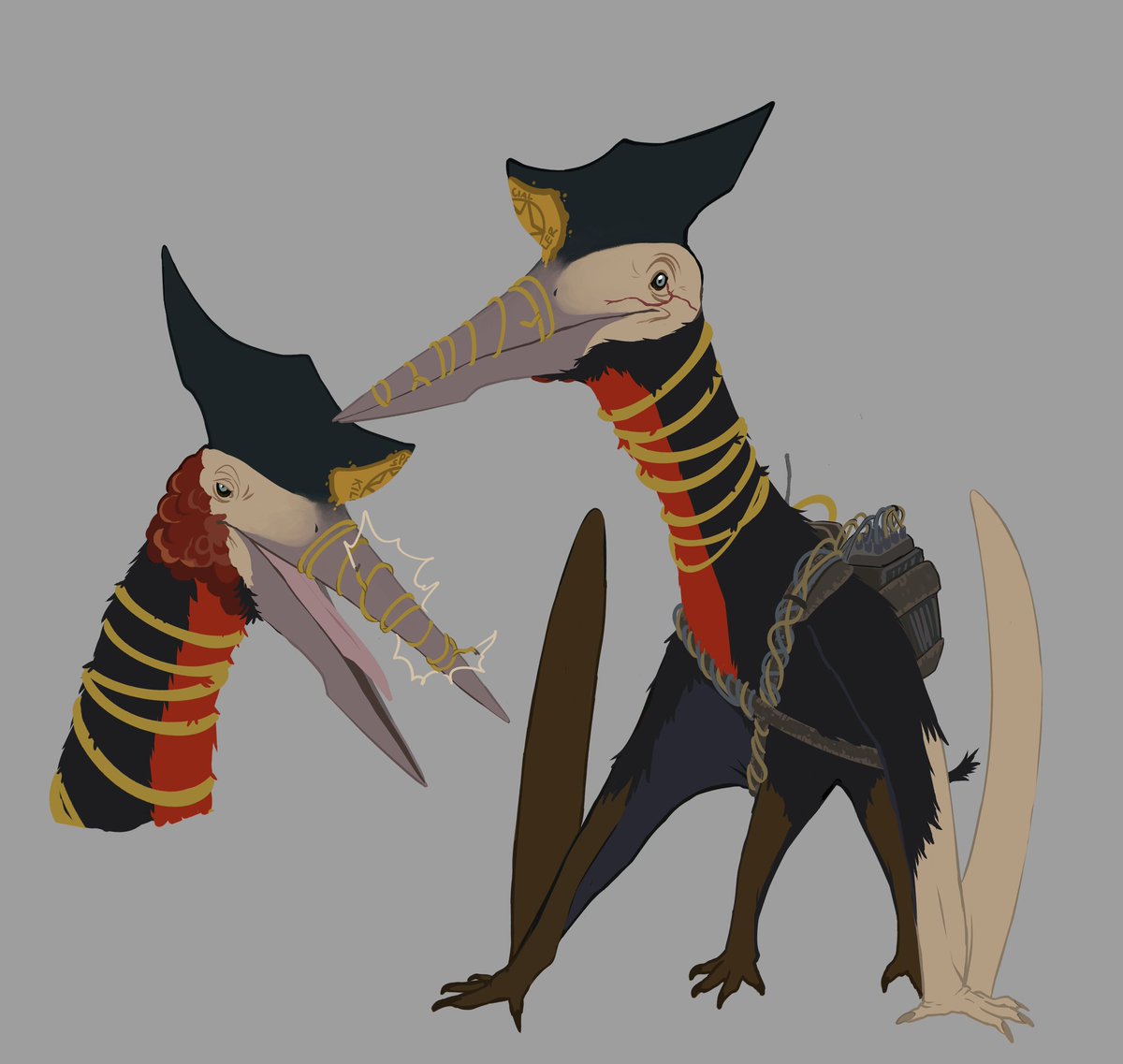 CannibalCreeps's tweet photo. Leland Coyle Hatzegopteryx 
Big bird coming to eat all the reagents! https://t.co/gkB3L6gdoO