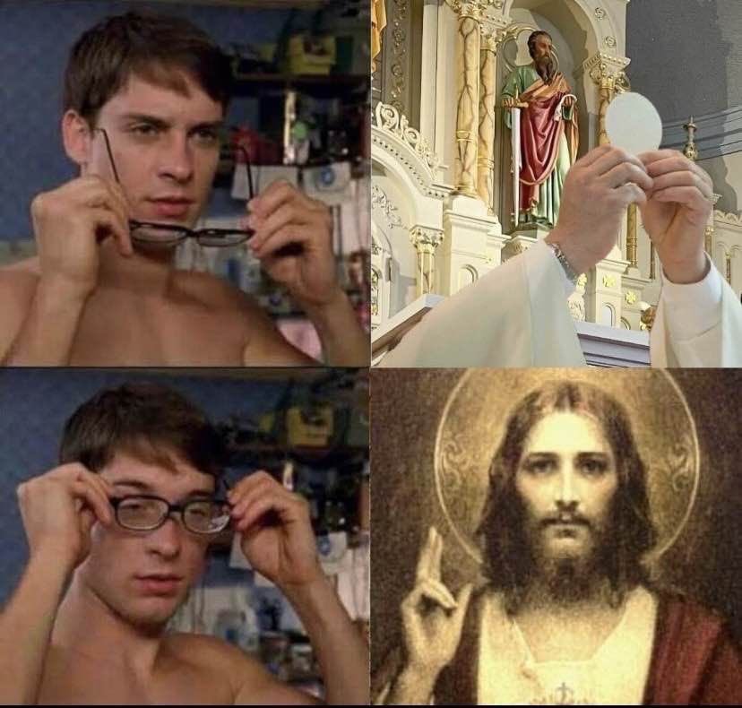 UcheMaryOkoli's tweet photo. The Eucharist has always been Jesus and no one else. 

The Eucharist is Jesus. https://t.co/3RXQr6qAR9