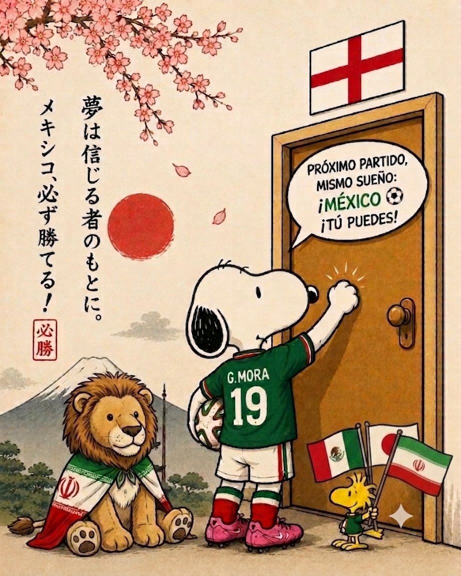 iranin_arabic's tweet photo. ¡Buena suerte, México! Irán y Sakura están contigo. 🌸🇲🇽 https://t.co/tkpIbdMlGY