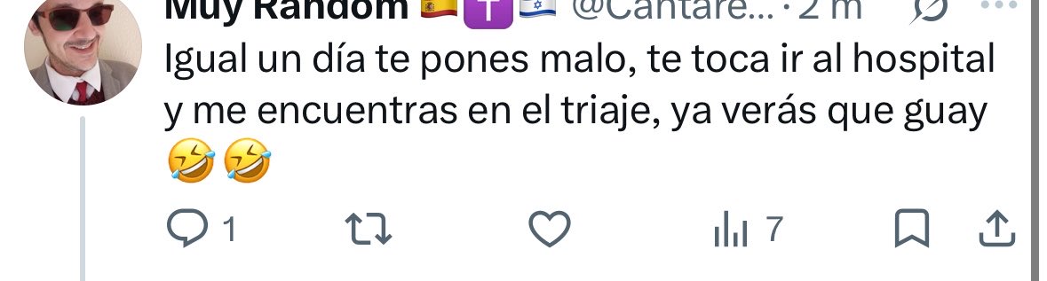 terri09876's tweet photo. @Cantares8_6 @BlueRapsberry_ Tu igual vas a tener que acabar pidiendo limosna debajo de un puente https://t.co/aXQfrFrHO3