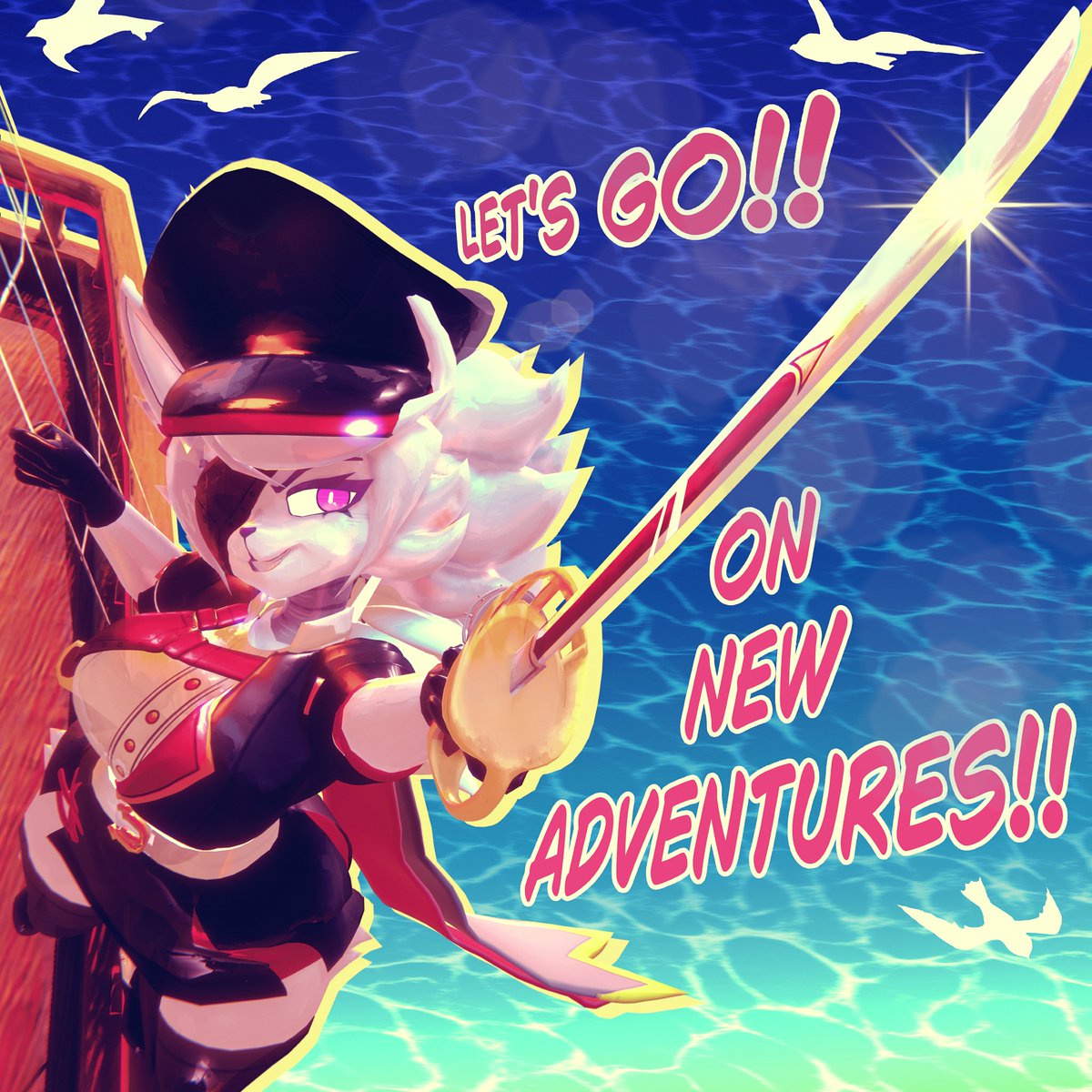 SibasSFM's tweet photo. Alright, Captain! But first I have to clean the deck, or they'll throw me off the ship 😅

coms for: @/ssl-elite

( this month i wanna rush the coms for open again, for the moment enjoy this pirate :> ) https://t.co/HZeQnjXLn5