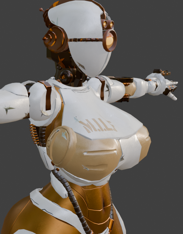 GacefTheRipper's tweet photo. Novatron alt for the assaultron https://t.co/P086PzpNKe