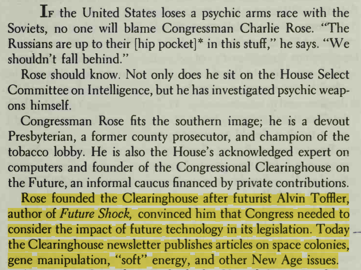 toxictiramisu's tweet photo. Rep. Charlie Rose tried to help Astronics, Inc. seek Pentagon funding for an electronic paranoia inducer that jams brain synapses electronically, producing effects "similar to that of hallucinogenic drugs such as LSD," with range that could be extended for military applications. https://t.co/D5IE8XIW2C