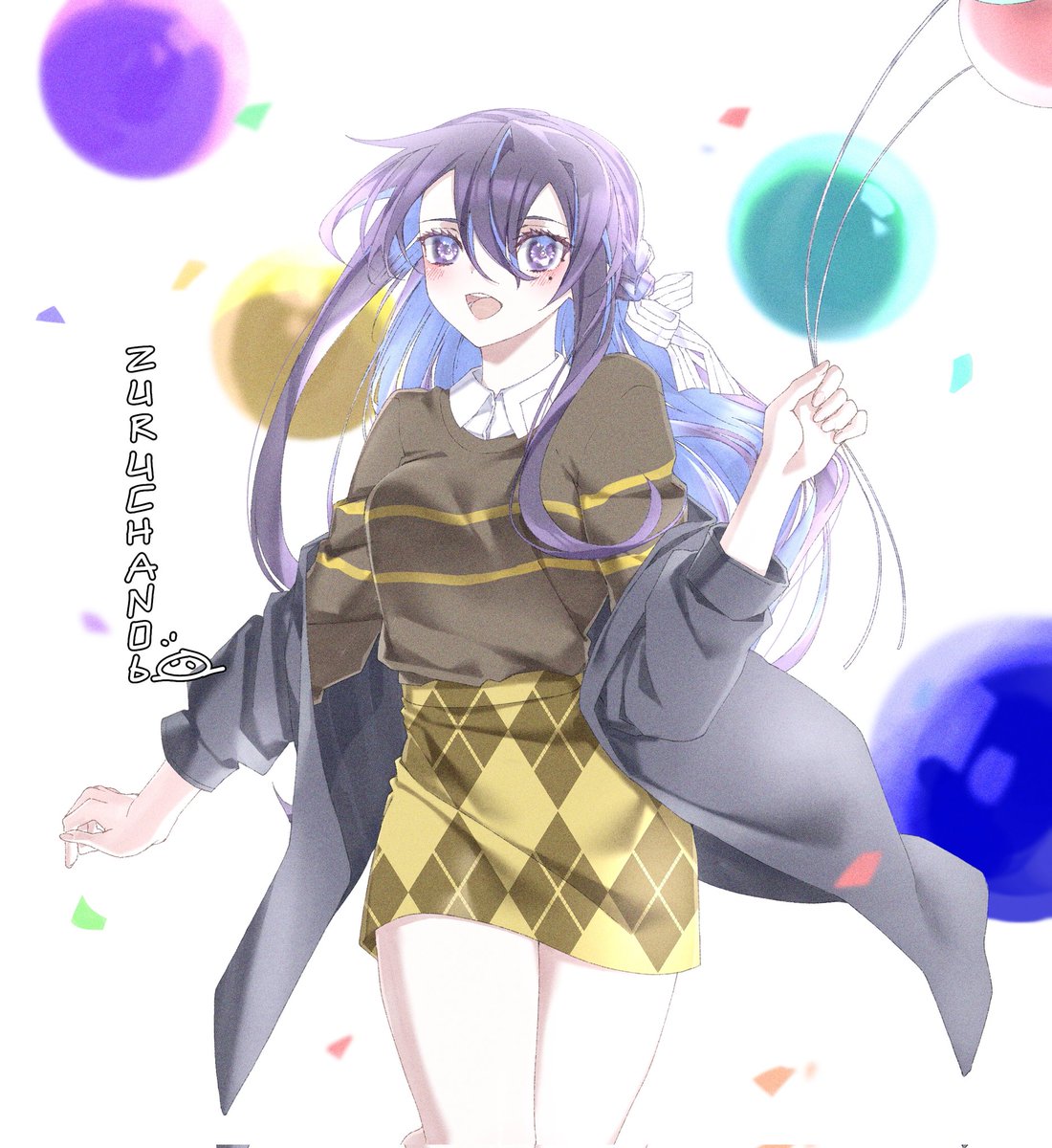 Zuru_chan06's tweet photo. Balloons 
#OC #originalcharacter #digitalart #redraw https://t.co/uG7c9MRMYR