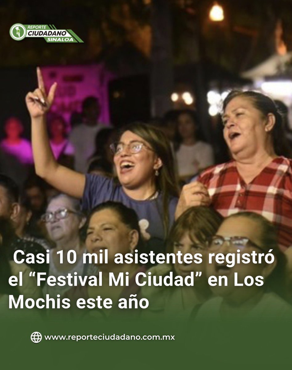 ReporteCLM's tweet photo. #Ahome 🎊🎉 Fueron 7 días de actividades culturales, conciertos, talleres y más https://t.co/buoOt2dKEl