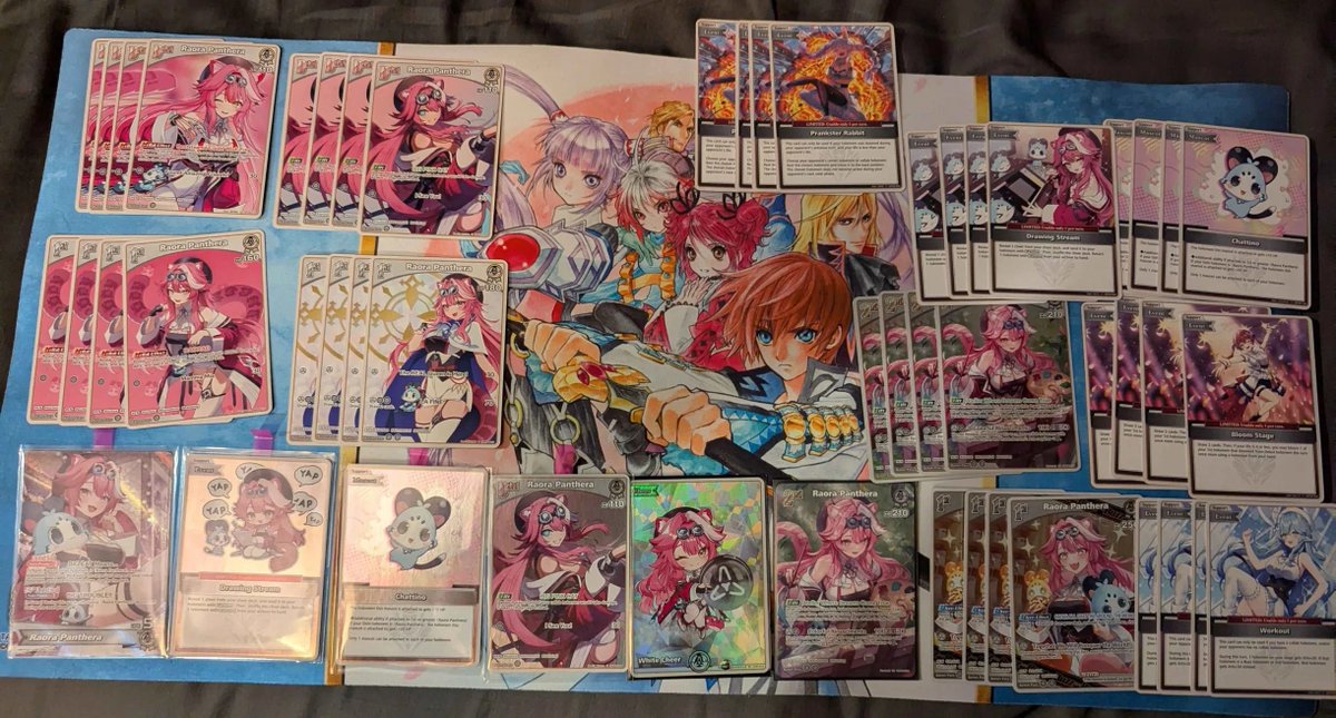 DiamondKaGo's tweet photo. Got all my Set 6 Rao stuff, generic staples, and some foils in, time to finally put the deck together https://t.co/geFqa2MhEi