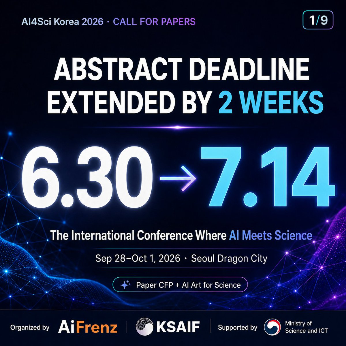 📢 Abstract Submission Deadline Extended! More time to submit your