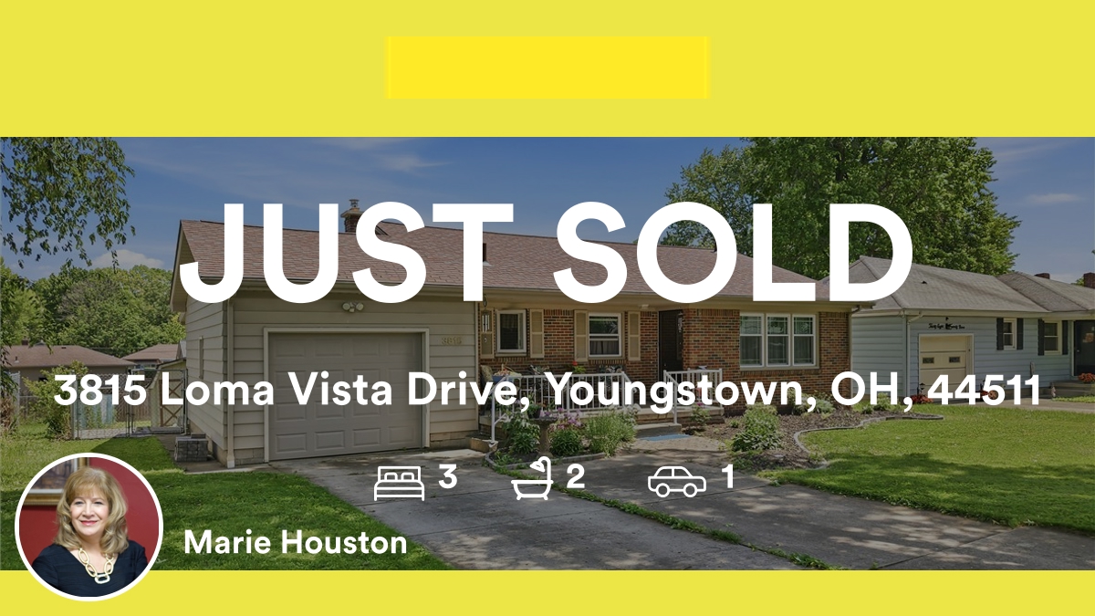 WelcomeRealty's tweet photo. 🛌 3 🛀 2 🚘 1
📍 3815 Loma Vista Drive, Youngstown, OH, 44511

My latest sale on RateMyAgent.
Real Estate 700415160
https://t.co/PxSana23Cs

...
#ratemyagent #realestate #WEICHERT_REALTORS__Welcome_Agency https://t.co/MoCpvIVdzm