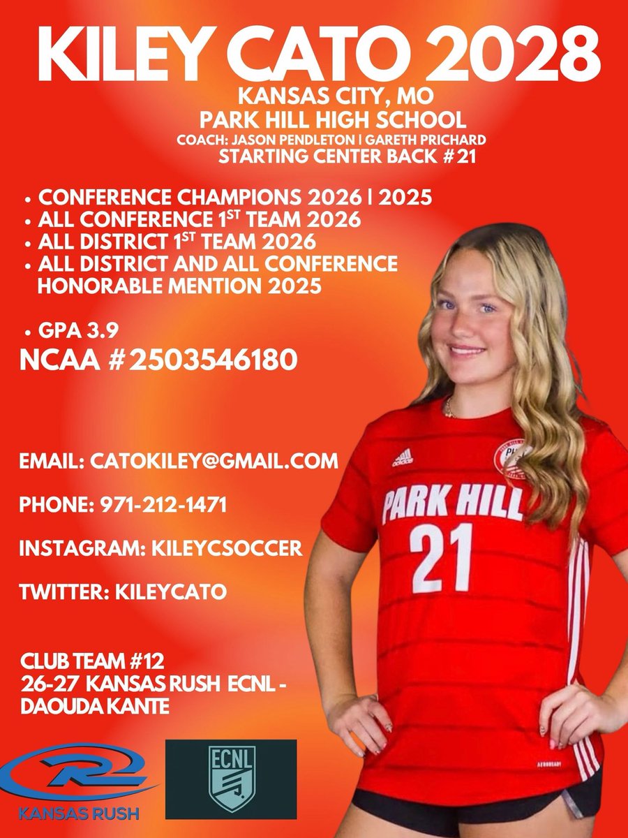 kileycato's tweet photo. Had an amazing time at the @EliteIDCampsInc and @GAcademyLeague showcase in Norco, CA. Thank you to all the coaches that were able to attend and for taking the time to talk with me. @CoastalWSoccer @UTampaWSoccer is @UNOmaha @cycloneSCR @MoStateWSOC @HawkeyeSoccer @UCM_Soccer https://t.co/wVW2FhvT84