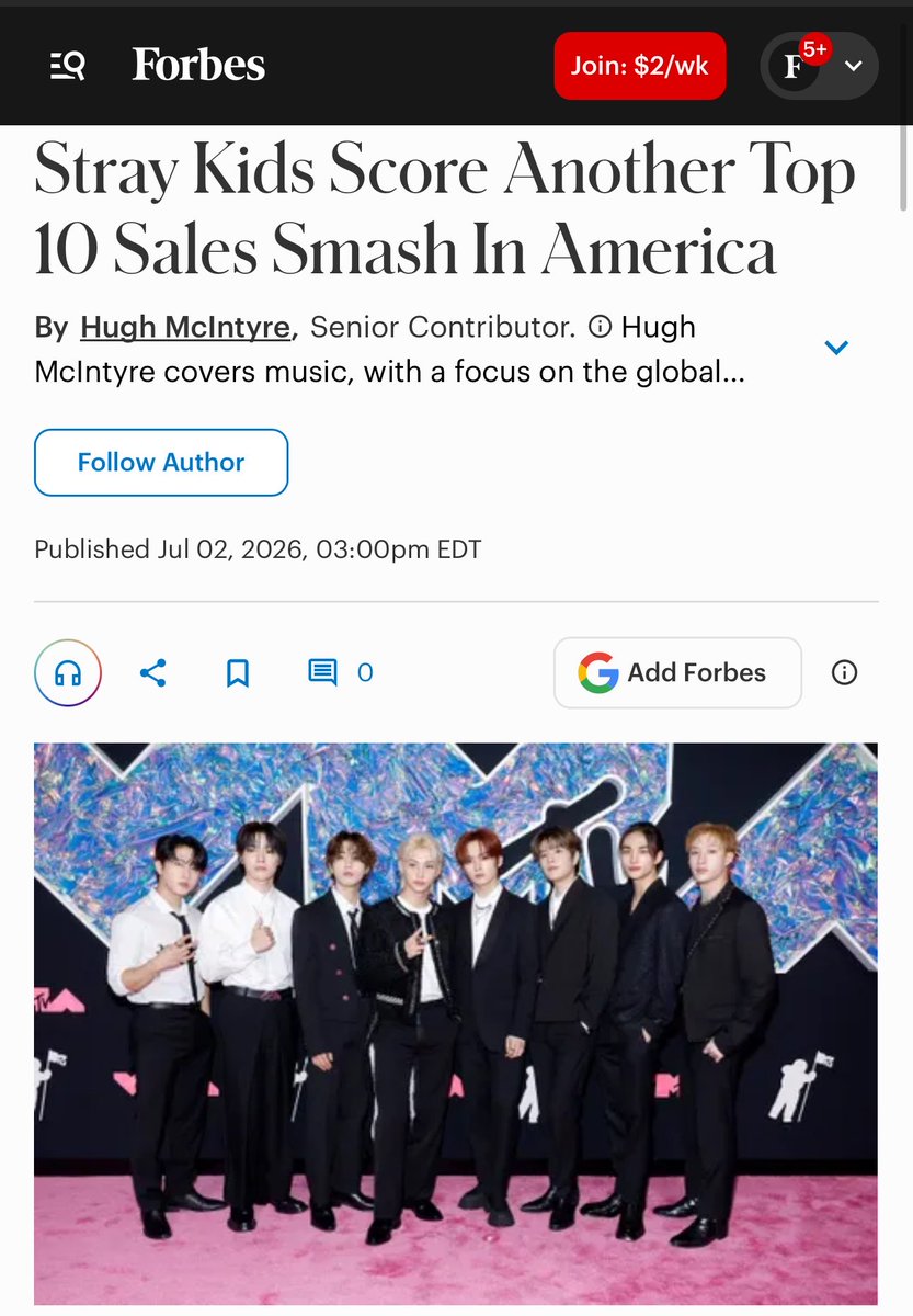 energysavingm0d's tweet photo. “Ahead of the release of This &amp; That, Stray Kids recently shared a new single titled ‘Run It.’ The song, which arrived in late June, … gives Stray Kids another top 10 smash in the most competitive music economy in the world [at No. 9].”

https://t.co/0Po78IPEk2 https://t.co/oguGn5wkOU