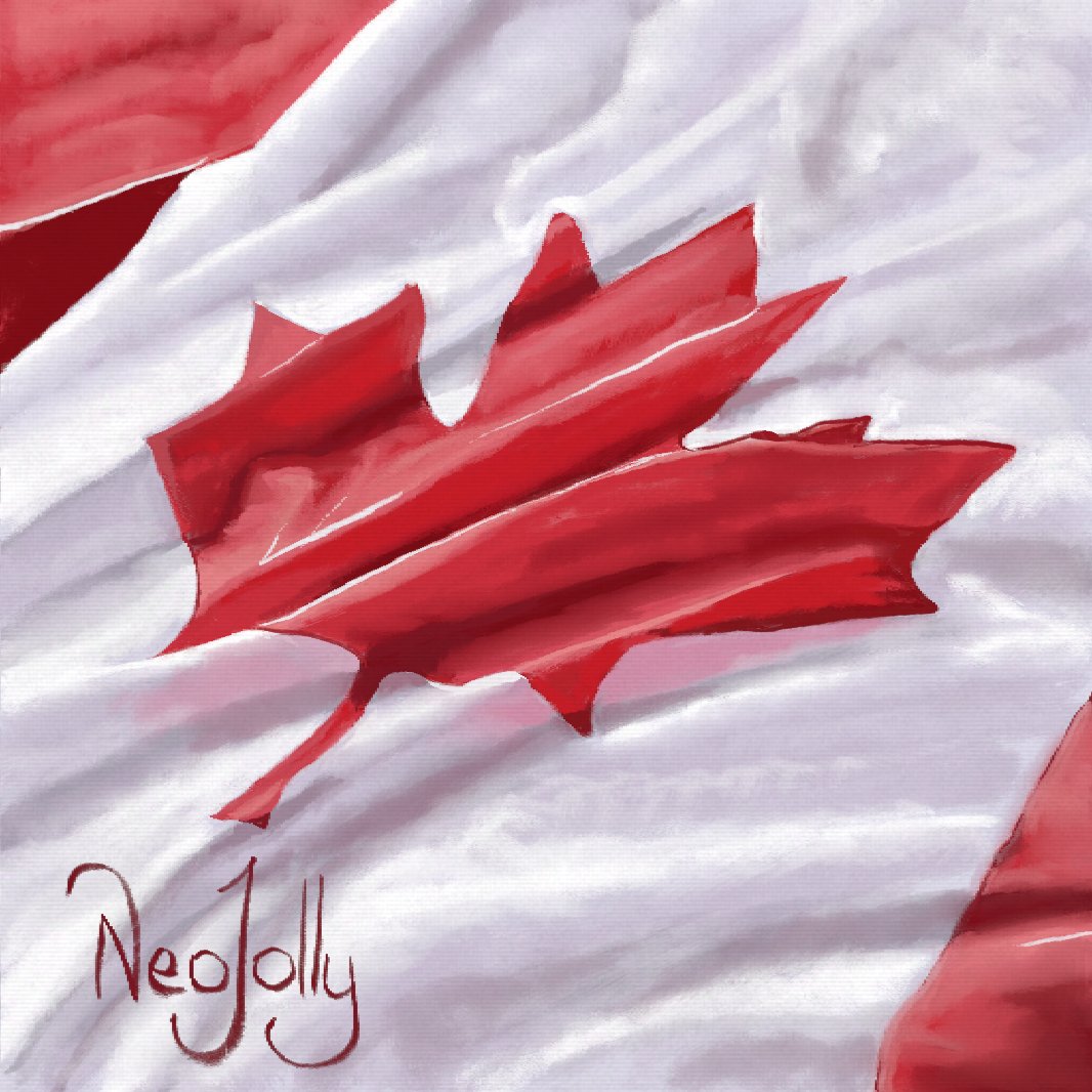 neojolly_vr's tweet photo. Happy Canada Day. Painted in VRChat 🇨🇦🐰 #VRChat #Painting #lifedrawingvr https://t.co/kBcW0eIsWF