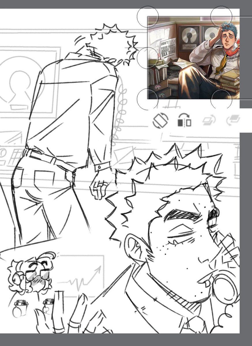 Cookiesart7's tweet photo. Realizing I’ve never drawn Jean loo in his work uniform and I had to right my wrongs 
#dateeverythinggame https://t.co/jSbqgwfi7k