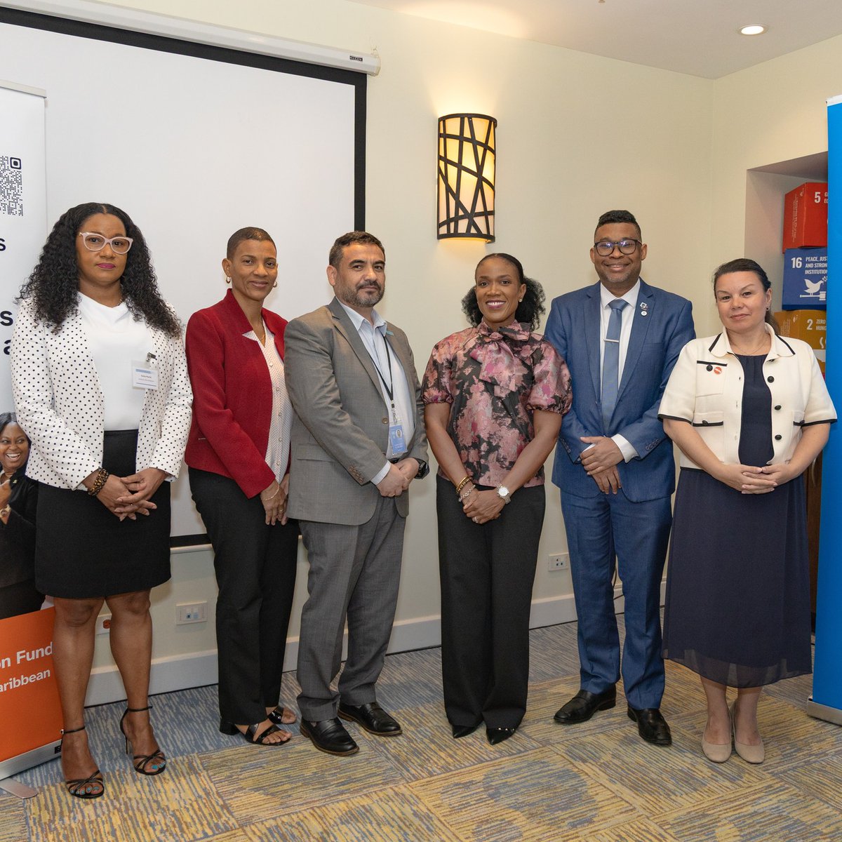 UNFPACaribbean's tweet photo. 📊 UNFPA is proud to be part of the 35th Meeting of the @CARICOMorg Advisory Group on Statistics &amp; South-South Cooperation on Census Readiness, underway in Barbados 🇧🇧 — a nation leading the way as a champion of population policy in the Caribbean.

@UNFPAIndia @UNICEFECA https://t.co/bDFruAOZ8n