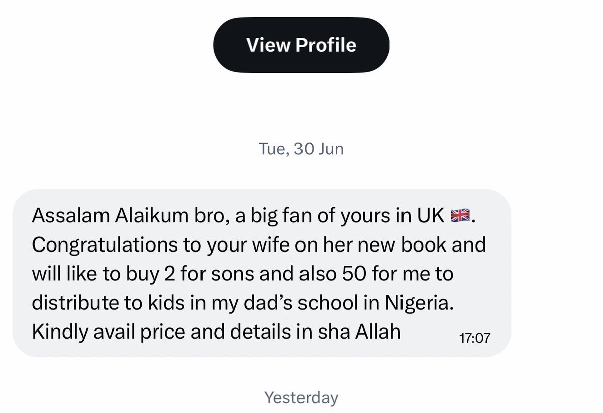 egi_nupe's tweet photo. When I got this message yesterday, I couldn’t believe it. I was like: Haaa a whole 52 copies of THE LITTLE MUSLIMS’ JOURNAL? Just like that?!!!! See in this life, just be good to people, your own grace will find you. 🙏🙏

If you haven’t picked up a copy of THE LITTLE MUSLIMS’ JOURNAL, it’s not too late to do so. A copy is 30,000 and it will be delivered to you anywhere you are. Even if you don’t have kids yet, trust me, it’s worth buying for any kid in your family, neighbourhood or as a gift for any kid. 

Crab your copy now!!!!!