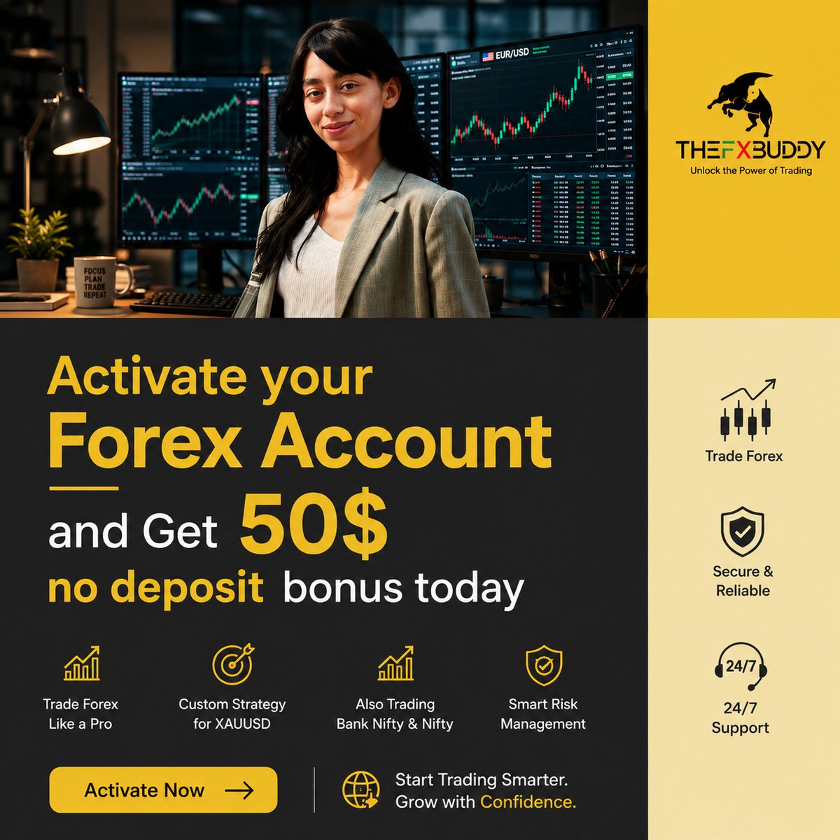 fxdailyinfo's tweet photo. TheFXBuddy $50 No Deposit Bonus explained, claim details, terms, and how this offer, Direct Link: https://t.co/3pS63RakVr https://t.co/7MZGh9MXKp