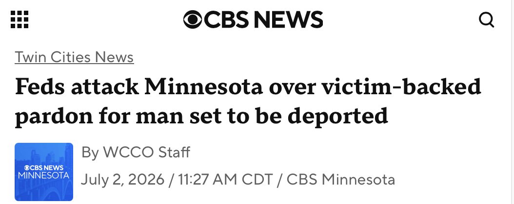 WesternLensman's tweet photo. Here’s how CBS News Minnesota has chosen to describe it:

“Feds attack." https://t.co/pp2kzUoH9F
