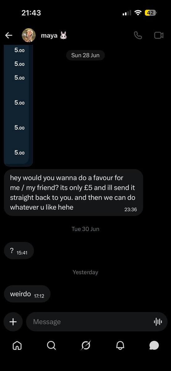 VelourSub25's tweet photo. @mayaisbackagain Don’t waste your time guys 😂😂 https://t.co/YFKuaBYOK9