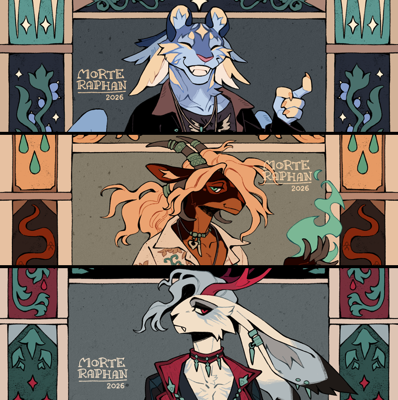 morteraphan's tweet photo. Three new designs will be available tomorrow on my Patre0n/K0-fi for all tier patrons! ✨ https://t.co/ToZmvJAwZe