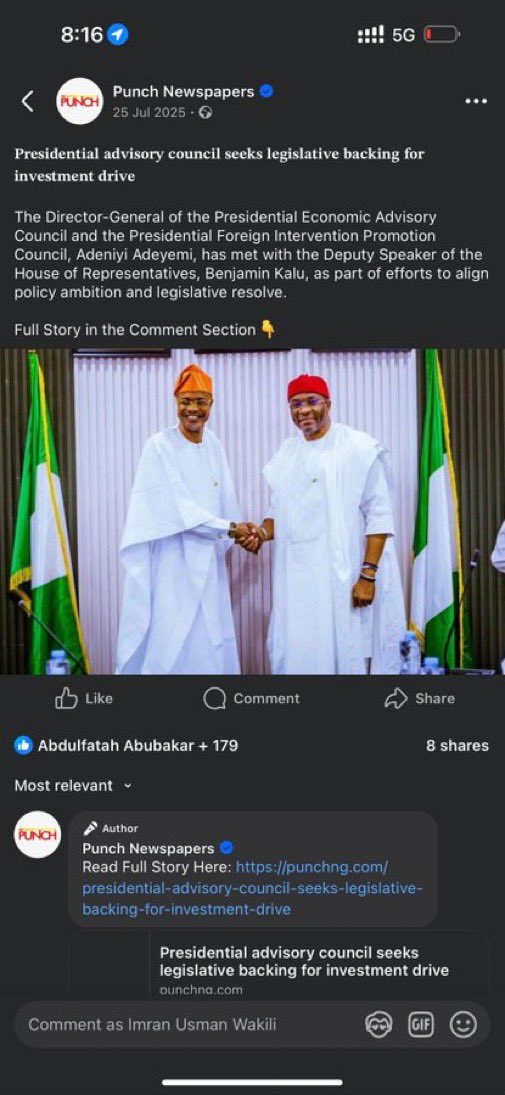 firstladyship's tweet photo. It’s obvious that Prince Adeniyi Adeyemi was scammed by the Bola Tinubu Regime. That Femi Gbajamiabila still has a job is alarming.

PRINCE ADENIYI MUST NOT BE SILENCED!

He was captured in the budget.
He had account domiciled in CBN.
He had office in federal secretariat.

He met with government officials, Consuls & Ambassador designates of other countries, & their Head of Missions. Including the Deputy Speaker & the Chairman of the EFCC (who is supposed to be probing Femi Gbajamiabila).

This is scandalous. This is proof that Asiwaju Bola Ahmed Tinubu is running a CARTEL.