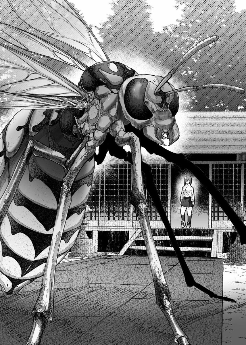 canansen89's tweet photo. 昆虫に支配された世界で繁殖期に外に出たら起きる事 https://t.co/xtG0Ha7I7I