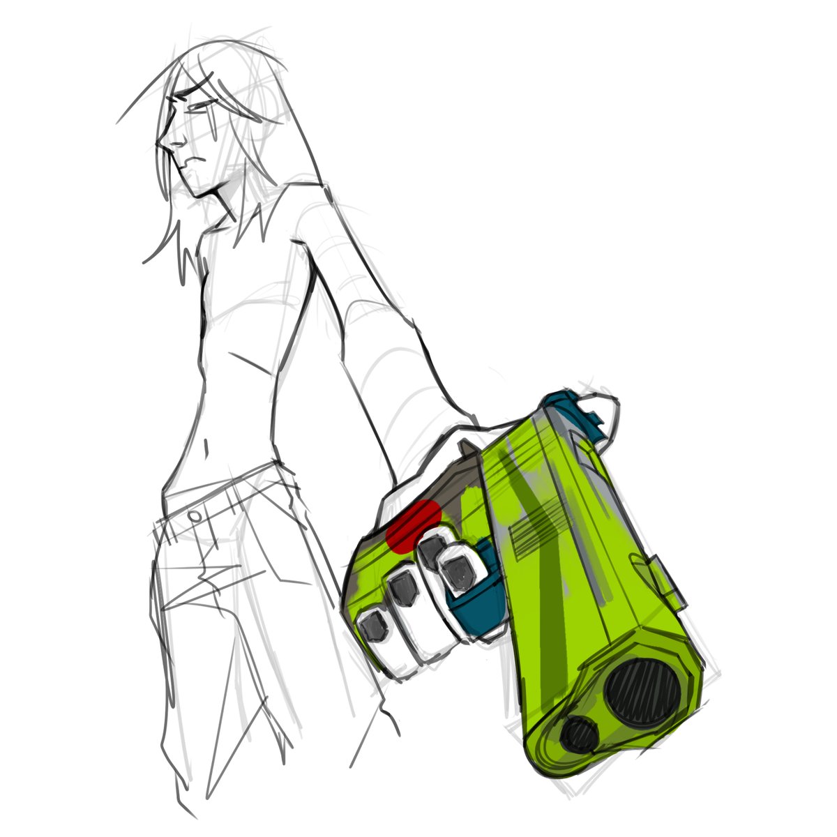 rendered_dani's tweet photo. la pistola de awa xd https://t.co/70DgKF4dym