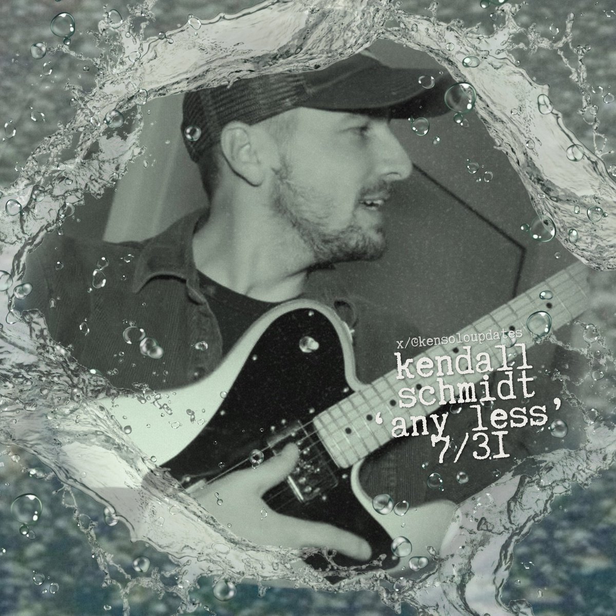 kensoloupdates's tweet photo. 'ANY LESS' IS COMING! 💚

I'd like to announce to you my new fan project! 

I created profile picture frames to show him our support. If you want one, send your profile pic in the comments/DM ✉️
The frame is inspired by the single's cover artwork 💧

Let Kendall Month begin! 💚 https://t.co/MExqqUj4HR